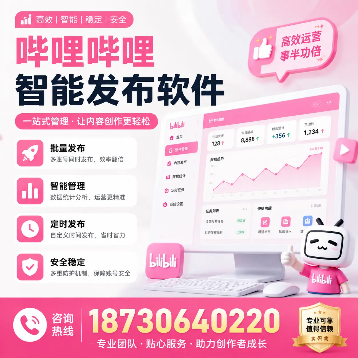 如何评估哔哩哔哩智能发布软件的ROI？那曲 企业必读